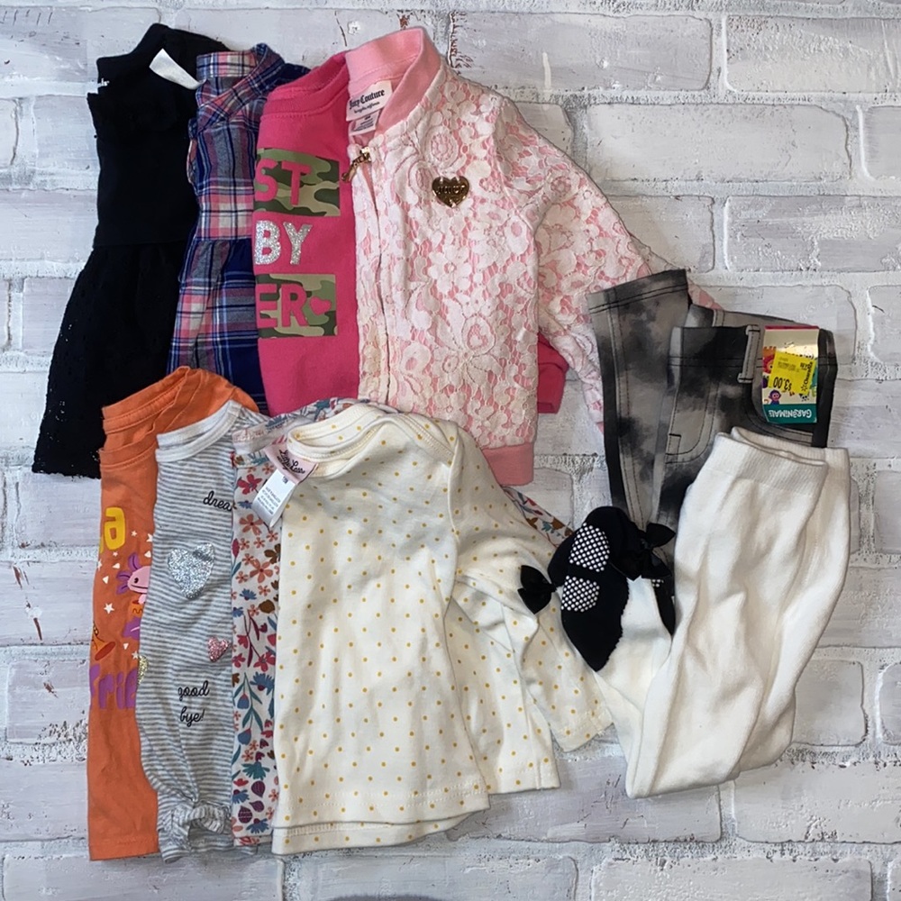 Toddler girl 18m top pants jacket tights bundle!!